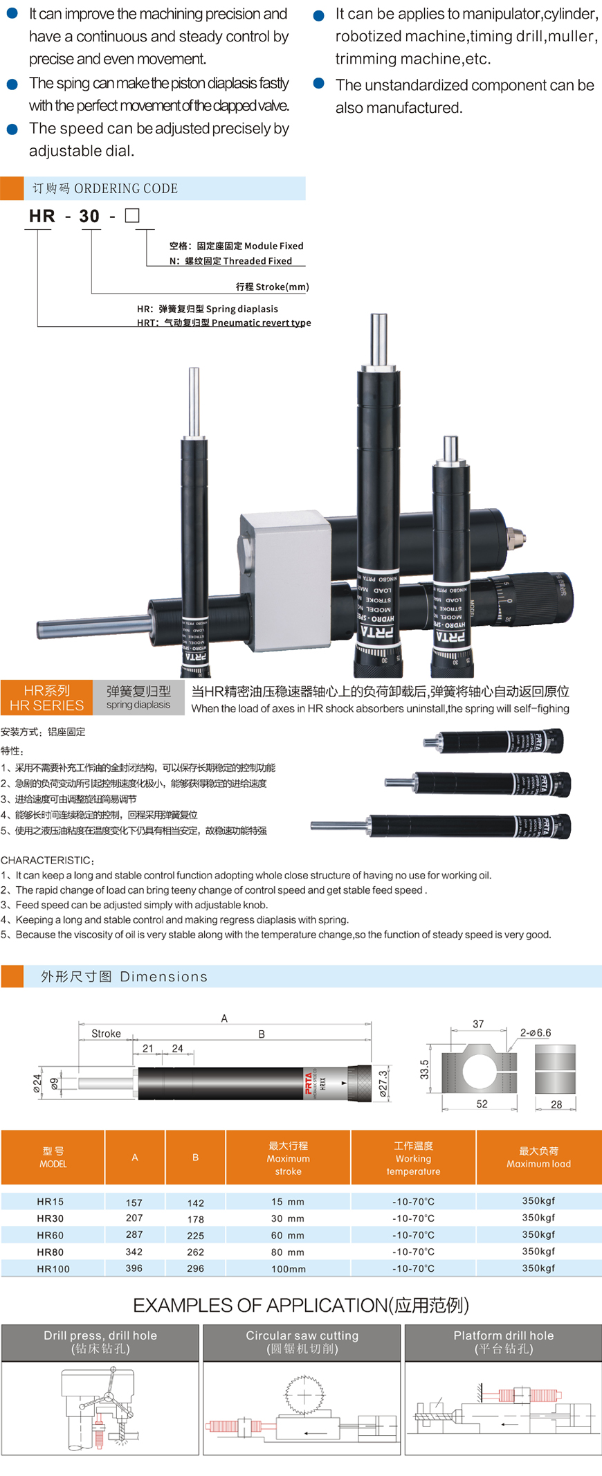 液压速度控制器 液压速度控制器